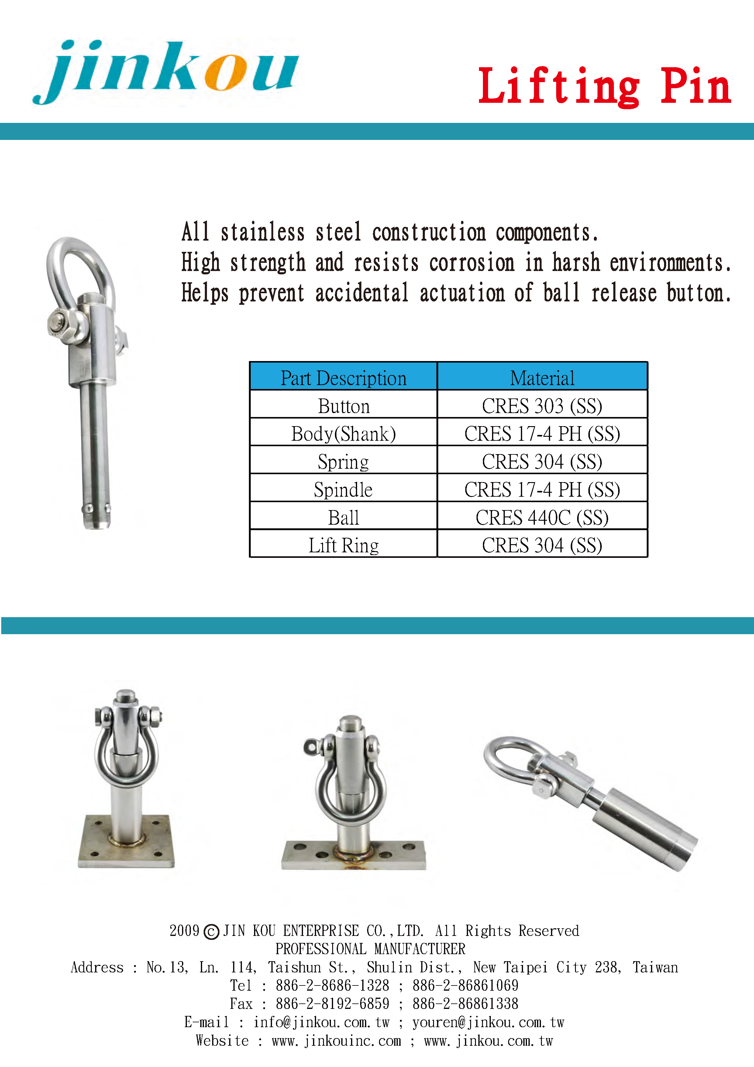 JIN KOU ENTERPRISE CO., LTD.｜CHIN YOU TECHNOLOGY CO., LTD.Quick